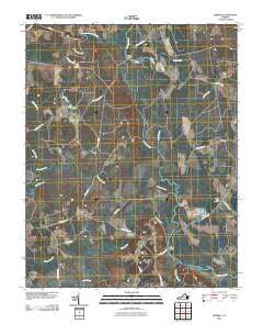 Sebrell Virginia Historical topographic map, 1:24000 scale, 7.5 X 7.5 Minute, Year 2010