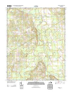 Sebrell Virginia Historical topographic map, 1:24000 scale, 7.5 X 7.5 Minute, Year 2013