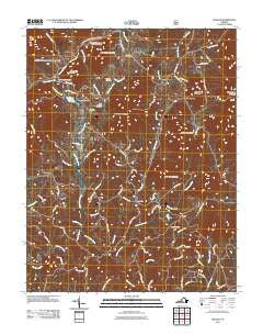 Sedalia Virginia Historical topographic map, 1:24000 scale, 7.5 X 7.5 Minute, Year 2011