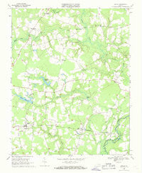 Sedley Virginia Historical topographic map, 1:24000 scale, 7.5 X 7.5 Minute, Year 1968