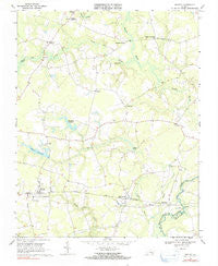 Sedley Virginia Historical topographic map, 1:24000 scale, 7.5 X 7.5 Minute, Year 1968