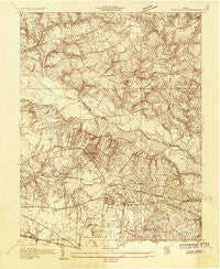 Seven Pines Virginia Historical topographic map, 1:24000 scale, 7.5 X 7.5 Minute, Year 1934