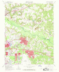 Seven Pines Virginia Historical topographic map, 1:24000 scale, 7.5 X 7.5 Minute, Year 1964