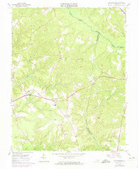 Shacklefords Virginia Historical topographic map, 1:24000 scale, 7.5 X 7.5 Minute, Year 1965