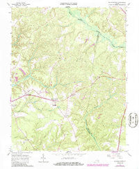 Shacklefords Virginia Historical topographic map, 1:24000 scale, 7.5 X 7.5 Minute, Year 1965