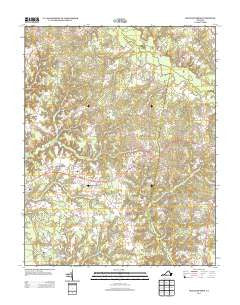 Shacklefords Virginia Historical topographic map, 1:24000 scale, 7.5 X 7.5 Minute, Year 2013