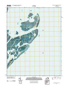 Ship Shoal Inlet Virginia Historical topographic map, 1:24000 scale, 7.5 X 7.5 Minute, Year 2011