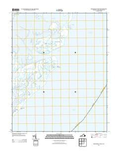 Ship Shoal Inlet Virginia Historical topographic map, 1:24000 scale, 7.5 X 7.5 Minute, Year 2013