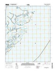 Ship Shoal Inlet Virginia Current topographic map, 1:24000 scale, 7.5 X 7.5 Minute, Year 2016