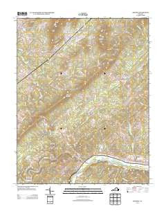 Shipman Virginia Historical topographic map, 1:24000 scale, 7.5 X 7.5 Minute, Year 2013