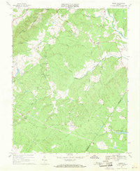Simeon Virginia Historical topographic map, 1:24000 scale, 7.5 X 7.5 Minute, Year 1967