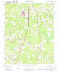 Skippers Virginia Historical topographic map, 1:24000 scale, 7.5 X 7.5 Minute, Year 1963