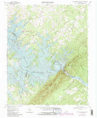 Smith Mountain Dam Virginia Historical topographic map, 1:24000 scale, 7.5 X 7.5 Minute, Year 1967