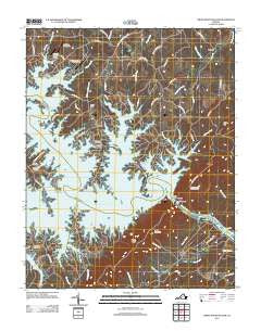 Smith Mountain Dam Virginia Historical topographic map, 1:24000 scale, 7.5 X 7.5 Minute, Year 2012