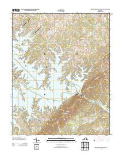 Smith Mountain Dam Virginia Historical topographic map, 1:24000 scale, 7.5 X 7.5 Minute, Year 2013
