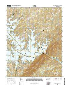Smith Mountain Dam Virginia Current topographic map, 1:24000 scale, 7.5 X 7.5 Minute, Year 2016