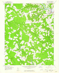 Smithfield Virginia Historical topographic map, 1:24000 scale, 7.5 X 7.5 Minute, Year 1944