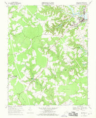 Smithfield Virginia Historical topographic map, 1:24000 scale, 7.5 X 7.5 Minute, Year 1968