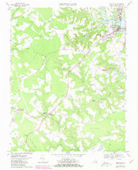 Smithfield Virginia Historical topographic map, 1:24000 scale, 7.5 X 7.5 Minute, Year 1968