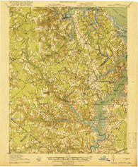 Smithfield Virginia Historical topographic map, 1:62500 scale, 15 X 15 Minute, Year 1919