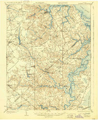 Smithfield Virginia Historical topographic map, 1:62500 scale, 15 X 15 Minute, Year 1919