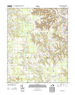 Smithfield Virginia Historical topographic map, 1:24000 scale, 7.5 X 7.5 Minute, Year 2013
