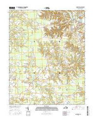 Smithfield Virginia Current topographic map, 1:24000 scale, 7.5 X 7.5 Minute, Year 2016