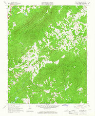 Snow Creek Virginia Historical topographic map, 1:24000 scale, 7.5 X 7.5 Minute, Year 1964