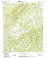 Snow Creek Virginia Historical topographic map, 1:24000 scale, 7.5 X 7.5 Minute, Year 1964