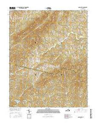 Snow Creek Virginia Current topographic map, 1:24000 scale, 7.5 X 7.5 Minute, Year 2016