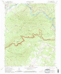 Snowden Virginia Historical topographic map, 1:24000 scale, 7.5 X 7.5 Minute, Year 1966