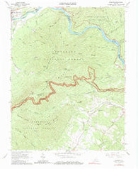 Snowden Virginia Historical topographic map, 1:24000 scale, 7.5 X 7.5 Minute, Year 1966