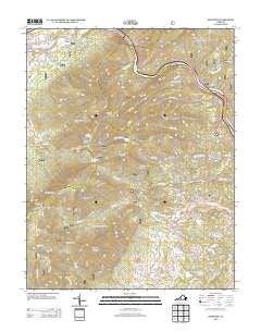 Snowden Virginia Historical topographic map, 1:24000 scale, 7.5 X 7.5 Minute, Year 2013