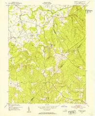 Somerville Virginia Historical topographic map, 1:24000 scale, 7.5 X 7.5 Minute, Year 1953