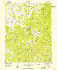 Somerville Virginia Historical topographic map, 1:24000 scale, 7.5 X 7.5 Minute, Year 1953
