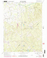Somerville Virginia Historical topographic map, 1:24000 scale, 7.5 X 7.5 Minute, Year 1966