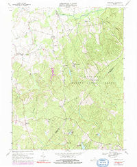 Somerville Virginia Historical topographic map, 1:24000 scale, 7.5 X 7.5 Minute, Year 1966
