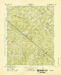 South Anna Virginia Historical topographic map, 1:31680 scale, 7.5 X 7.5 Minute, Year 1944