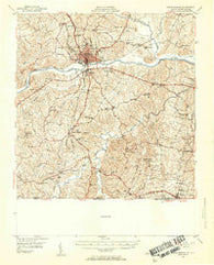 South Boston Virginia Historical topographic map, 1:62500 scale, 15 X 15 Minute, Year 1953