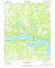 South Hill SE Virginia Historical topographic map, 1:24000 scale, 7.5 X 7.5 Minute, Year 1968