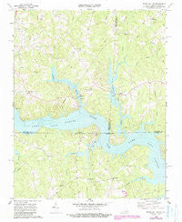 South Hill SE Virginia Historical topographic map, 1:24000 scale, 7.5 X 7.5 Minute, Year 1968