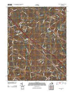 South Anna Virginia Historical topographic map, 1:24000 scale, 7.5 X 7.5 Minute, Year 2010