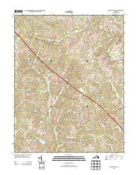 South Anna Virginia Historical topographic map, 1:24000 scale, 7.5 X 7.5 Minute, Year 2013