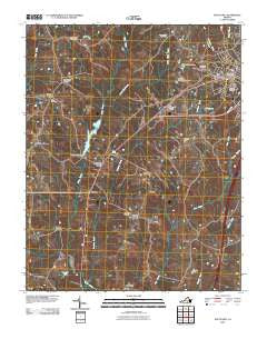 South Hill Virginia Historical topographic map, 1:24000 scale, 7.5 X 7.5 Minute, Year 2010