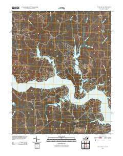 South Hill SE Virginia Historical topographic map, 1:24000 scale, 7.5 X 7.5 Minute, Year 2010