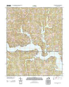 South Hill SE Virginia Historical topographic map, 1:24000 scale, 7.5 X 7.5 Minute, Year 2013