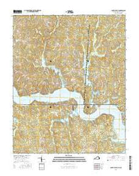 South Hill SE Virginia Current topographic map, 1:24000 scale, 7.5 X 7.5 Minute, Year 2016