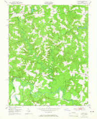 Sparta Virginia Historical topographic map, 1:24000 scale, 7.5 X 7.5 Minute, Year 1951