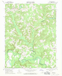 Sparta Virginia Historical topographic map, 1:24000 scale, 7.5 X 7.5 Minute, Year 1968