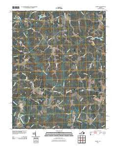 Sparta Virginia Historical topographic map, 1:24000 scale, 7.5 X 7.5 Minute, Year 2010